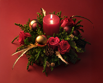 홀리데이 테이블 센터피스